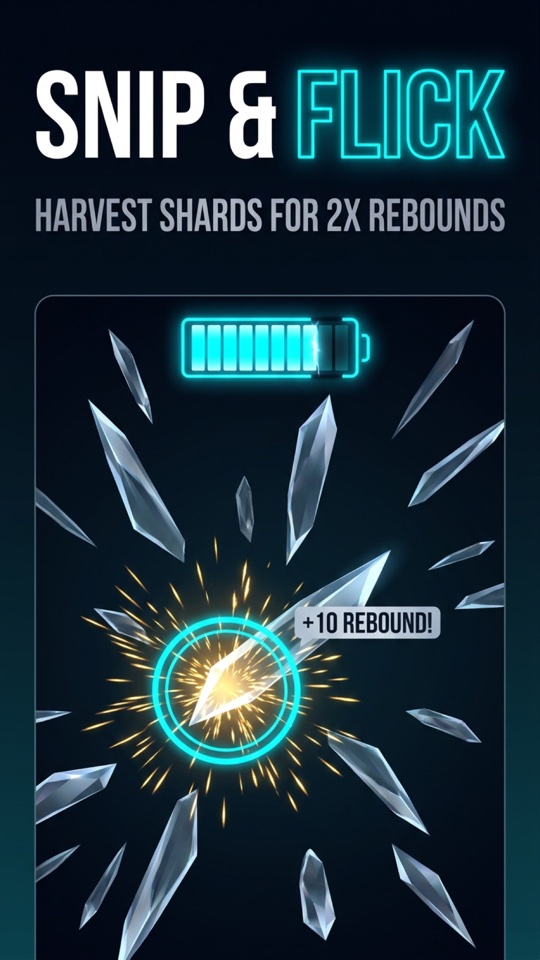 Snip and Flick Mechanics Screenshot
